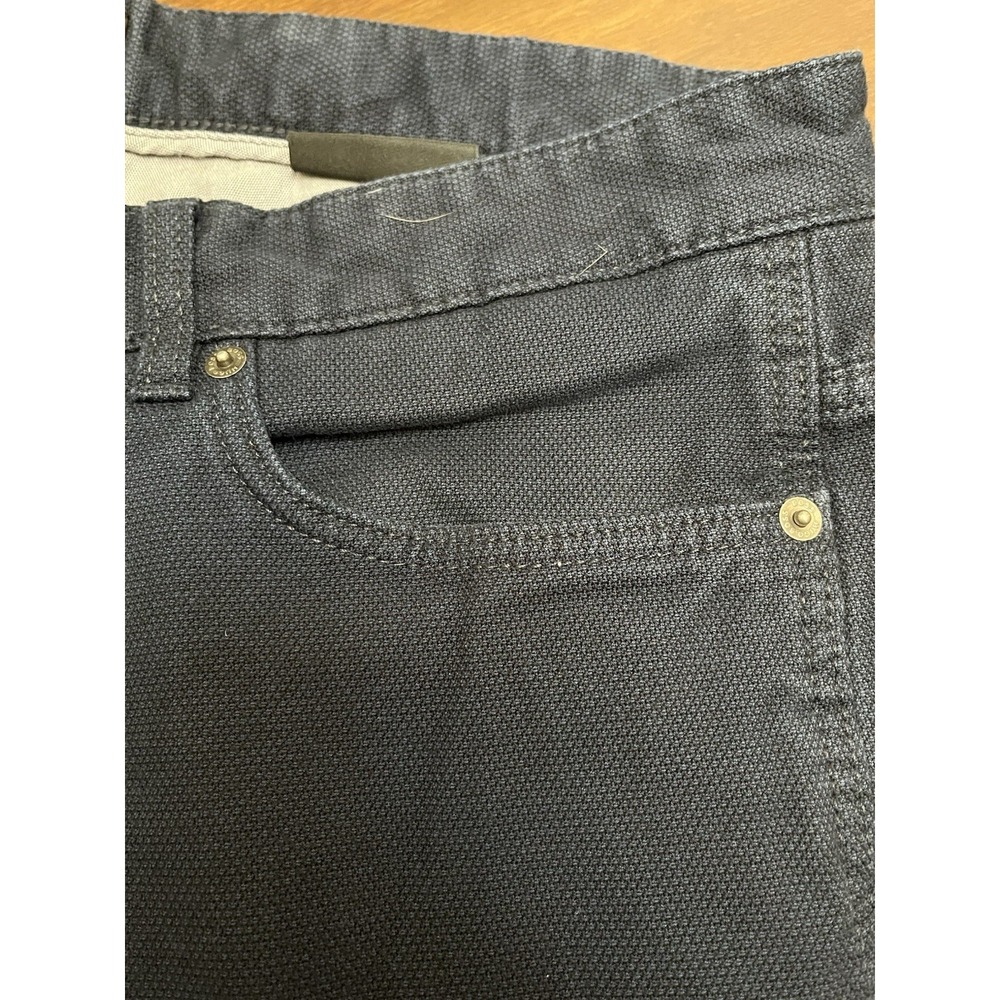 Boss Hugo Boss Men's 34 Navy Blue Stretch Italian Fabric Casual Pants - Picture 4 of 15